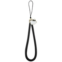 Zawieszka na telefon Hello Kitty Nylon Cord Kitty Head - czarna