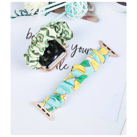 Cloth Watch 7 band 7/6/5/4/3/2 / SE (41/40 / 38mm) strap bracelet bracelet with elastic pineapple