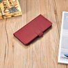 iCarer Haitang Leather Wallet Case skórzane etui do Samsung Galaxy S22+ (S22 Plus) portfel obudowa pokrowiec czerwony (AKSM05RD)