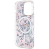 Guess GUHMP14LHCFWSP iPhone 14 Pro 6.1" pink/pink hardcase Flower MagSafe