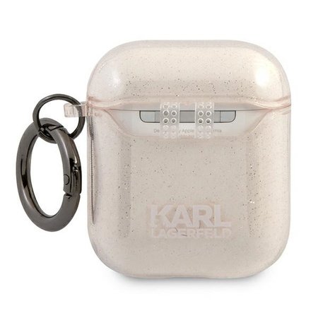 Karl Lagerfeld KLA2UCHGD AirPods cover złoty/gold Glitter Choupette