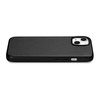 iCarer Case Leather genuine leather case for iPhone 14 Plus schwarz () (MagSafe compatible)