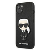 Karl Lagerfeld KLHCP13SOKPK iPhone 13 mini 5,4" czarny/black hardcase Saffiano Ikonik Karl`s Patch