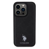 US Polo Assn. Case Yoke Pattern for iPhone 15 Pro Max - black