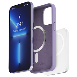 PURO ICON MAG - Etui iPhone 14 Pro MagSafe (Tech Lavender)