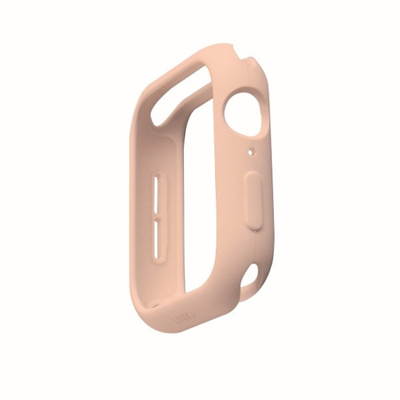 UNIQ etui Lino Apple Watch Series 5/4 44MM różowy/blush pink