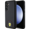 Oryginalne Etui FERRARI hardcase Carbon Stitched Bottom FEHCS24MN3PUK do Samsung Galaxy  S24 Plus Czarny