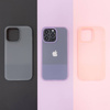 Kingxbar Plain Series case cover for iPhone 13 Pro Max silicone case gray