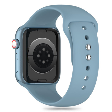 Tech-Protect Silikonarmband für Apple Watch 4/5/6/7/8/9/SE/Ultra 1/2 (42/44/45/49 mm) – Blau