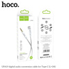 HOCO kabel AUX Audio Jack 3,5mm do Typ C UPA19 1m srebrny