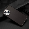 Dux Ducis Naples case for iPhone 14 Plus leather cover (MagSafe compatible) dark brown