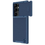 Nillkin Textured S Case für Samsung Galaxy S23 Ultra gepanzerte Hülle mit Kameraabdeckung blau