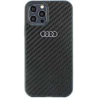 Audi Carbon Fiber iPhone 12/12 Pro 6,1&quot; schwarz/schwarz Hardcase AU-TPUPCIP12P-R8/D2-BK