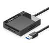 Ugreen czytnik kart pamięci USB 3.0 SD / micro SD / CF / MS czarny (30231)