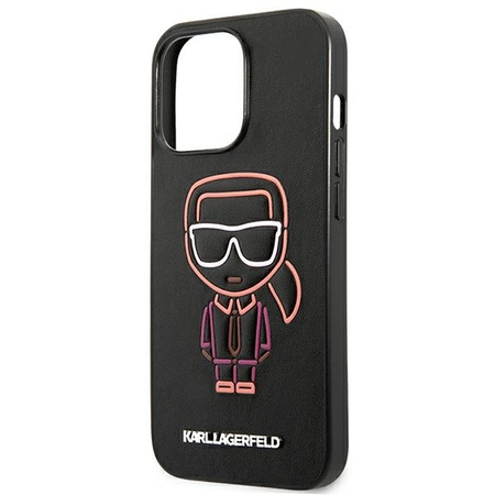 Original Case IPHONE 13 PRO MAX Karl Lagerfeld Hardcase Karl Ikonik Outline (KLHCP13XTUOK) multicolored