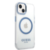 Guess Metal Outline Magsafe - Etui iPhone 14 Plus (przezroczysty)