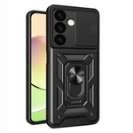 Etui Hybrid Armor Camshield do Samsung Galaxy A15 pancerne z osłoną na aparat - czarne