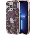 Hello Kitty IML Tags Graffiti case for iPhone 14 Pro - pink