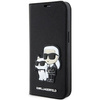 Karl Lagerfeld KLBKP14XSANKCPK iPhone 14 Pro Max 6.7&quot; bookcase black/black Saffiano Karl &amp; Choupette