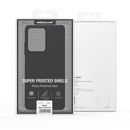 NILLKIN FROSTED SHIELD XIAOMI REDMI NOTE 12 5G / POCO X5 5G BLACK