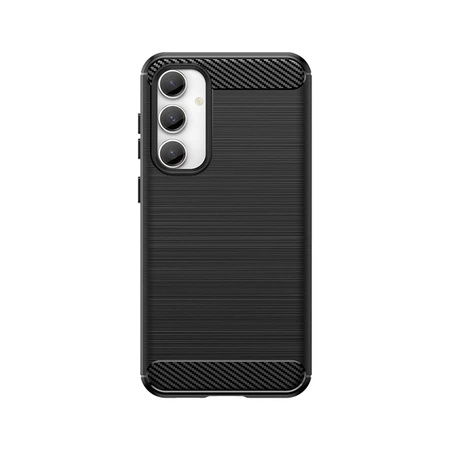 Flexible Carbon-Musterhülle für Samsung Galaxy S23 FE Carbon Case – Schwarz