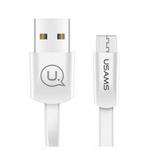 Kabel Płaski 2A 1.2m USB - Micro USB Usams U2 SJ201MIC02 (US-SJ201) biały