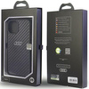 Audi Carbon Fiber iPhone 14 6,1" schwarz/schwarzes Hardcase AU-TPUPPCIP14-R8/D2-BK