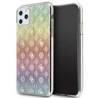 Guess 4G Peony Electroplated Pattern - Etui iPhone 11 Pro Max (tęczowy)