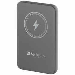 Verbatim Powerbank indukcyjny `n` Go 15W 10000mAh Wireless Magnetic szary/grey 32249