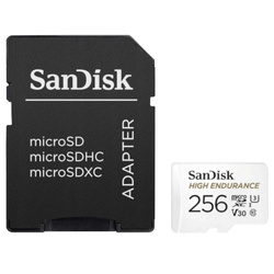 SANDISK karta pamięci microSD 256GB 100MB/s class 10 z adapterem