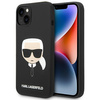 Original Case IPHONE 14 Karl Lagerfeld Hardcase Silicone Karl`s Head black