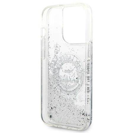 Karl Lagerfeld KLHCP14XLCRSGRS iPhone 14 Pro Max 6,7" srebrny/silver hardcase Liquid Glitter RSG