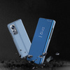 Clear View Case cover for Xiaomi 12 Lite cover with a flap black