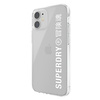 SuperDry Snap iPhone 12 mini Clear Case white / white 42593