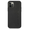 AMG AMHCP12LDOLBK iPhone 12 Pro Max 6,7" czarny/black hardcase Leather Hot Stamped