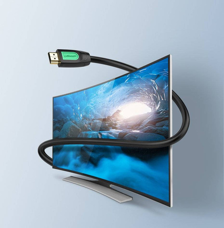 Ugreen kabel przewód HDMI 19 pin 1.4v 4K 60Hz 30AWG 1m czarny (10115)