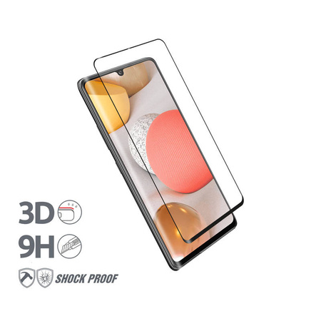 Crong 3D Armour Glass - Szkło hartowane 9H Full Glue na cały ekran Samsung Galaxy A42 5G