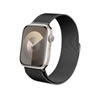 Crong Milano Steel - Pasek ze stali nierdzewnej do Apple Watch 42/44/45/49 mm (grafitowy)