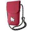 Hello Kitty Daydreaming Cord-Tasche aus Leder – Rosa