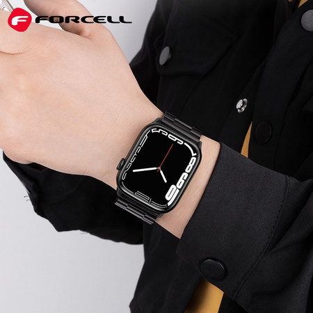 FORCELL F-DESIGN FA10 pasek / opaska do Apple Watch 38/40/41mm czarna