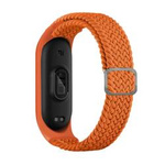 Opaska pleciona Smart Band M3/M4/M5/M6 ORANGE / POMARAŃCZOWY