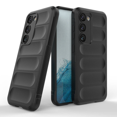 Magic Shield Case for Samsung Galaxy S23+ flexible armored cover black