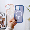 Magnetyczne etui Color Matte Case do iPhone 15 Plus - fioletowe