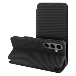 Kabura FOLIO Side Magnet kompatybilny z S-PEN do SAMSUNG S23 ULTRA czarny