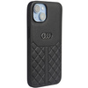 Audi Genuine Leather iPhone 14 6.1&quot; black/black hardcase AU-TPUPPCIP14-Q8/D1-BK