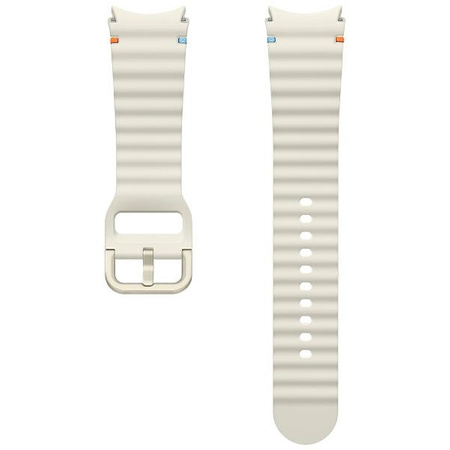 Pasek Sport Band Samsung ET-SNL31LWEGEU do Watch7 / 6 / 5 / 4 20mm M/L kremowy/cream