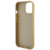 Guess Disco Metal Script case for iPhone 15 - gold