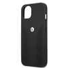 Etui BMW BMHCP13SRSPPK iPhone 13 mini 5,4" czarny/black hardcase Leather Curve Perforate