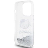 Hello Kitty Liquid Glitter Charms Kitty Head Hülle für iPhone 13 Pro / 13 – Silber