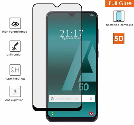 Szkło hartowane 5D SAMSUNG GALAXY A40 Full Glue czarne